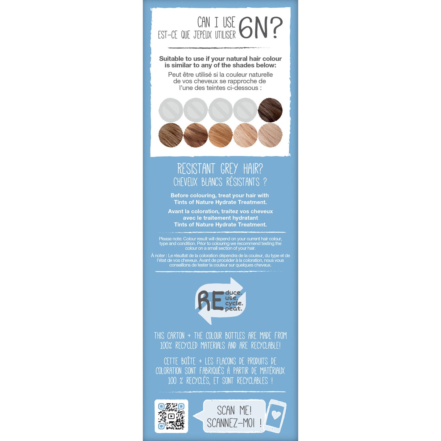 6N Natural Dark Blonde Permanent Hair Dye