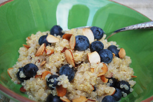 Healthy Eating - Apple & Blueberry Breakfast Quinoa