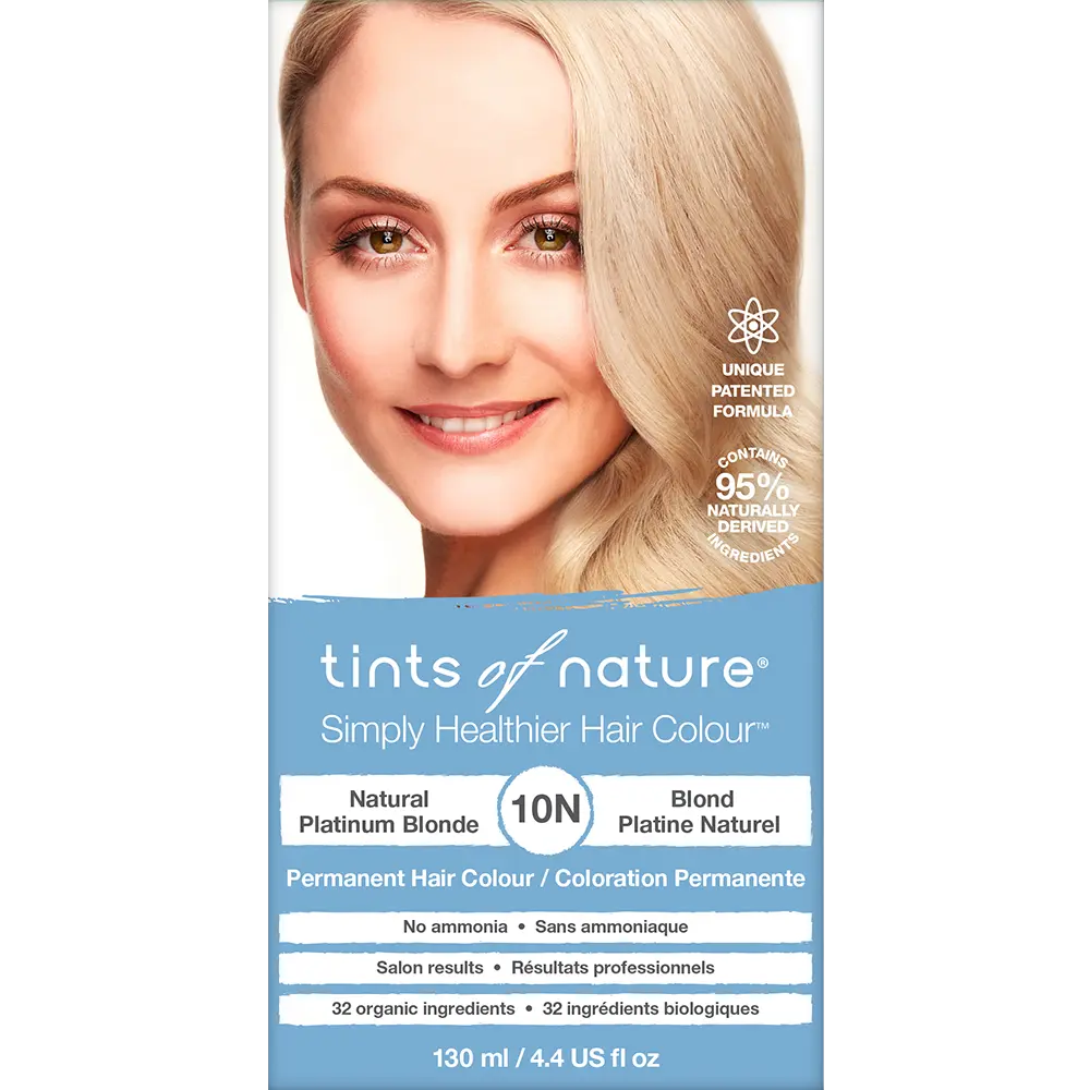 10N Natural Platinum Blonde Permanent Hair Dye