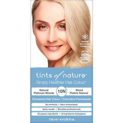 10N Natural Platinum Blonde Permanent Hair Dye