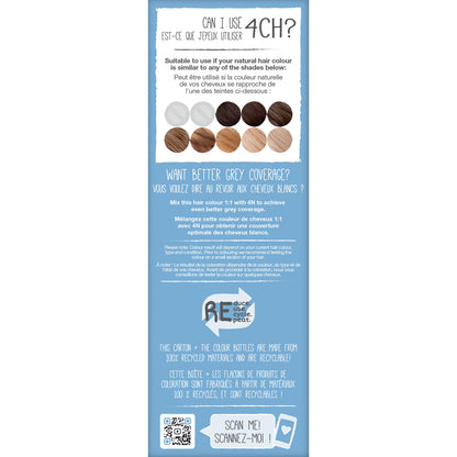 4CH Rich Chocolate Brown Permanent Hair Dye