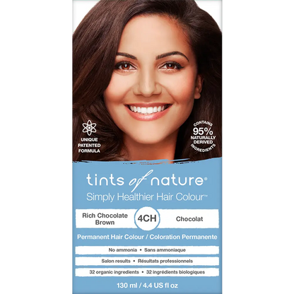 4CH Rich Chocolate Brown Permanent Hair Dye