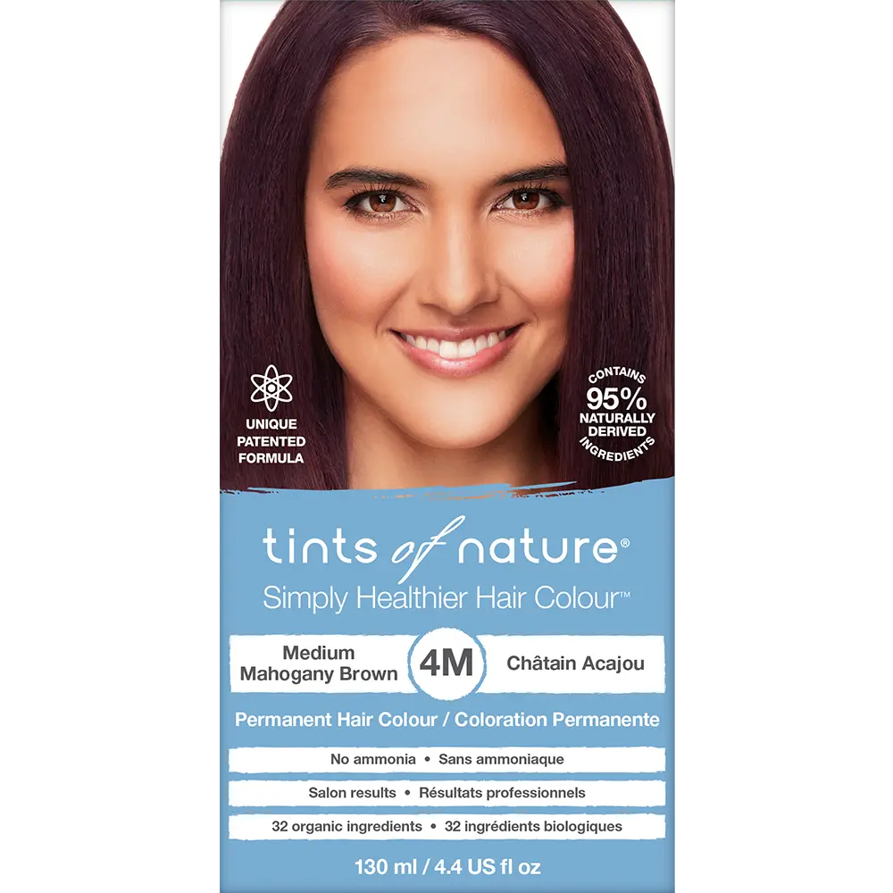 4M Medium Mahogany Brown Permanent Hair Dye