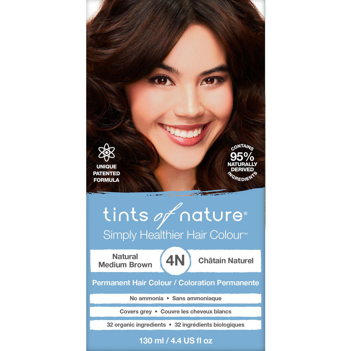 4nn Color 4N Natural Medium Brown Permanent Hair Dye - Nature's Sunshine Products ...
