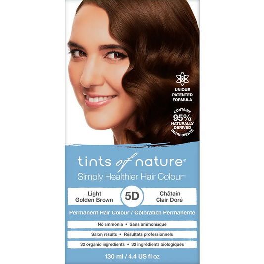 5D Natural Light Golden Brown Permanent Hair Dye