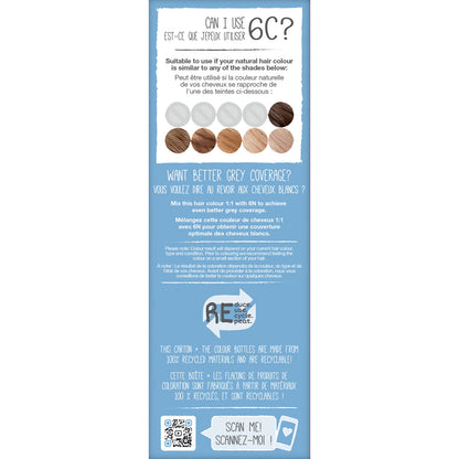 6C Dark Ash Blonde Permanent Hair Dye