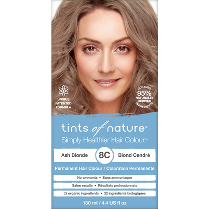 8C Ash Blonde Permanent Hair Dye