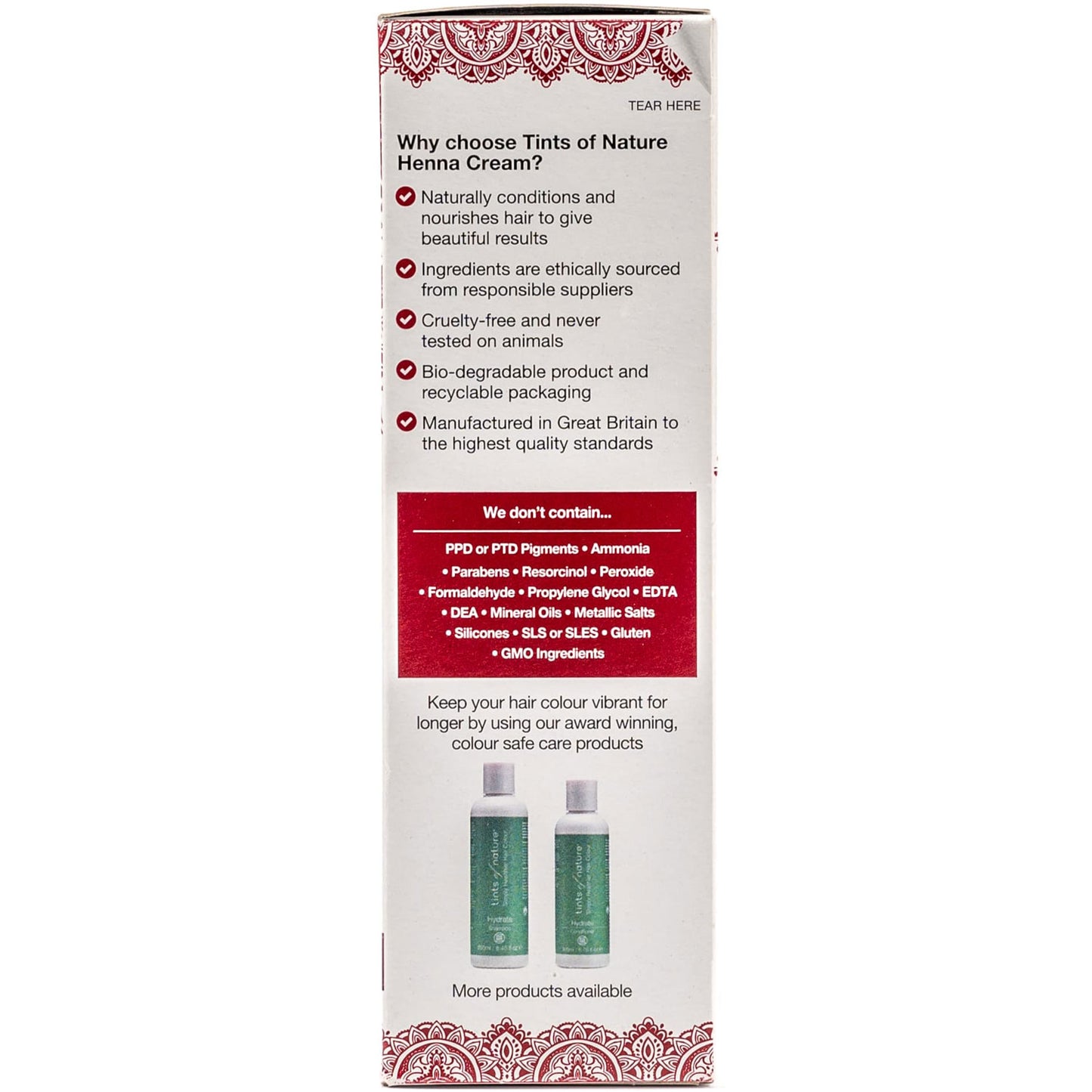 Henna Cream Mahogany Red