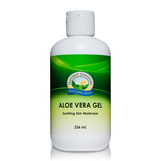 Bottle of Nature's Sunshine Organic Aloe Vera Gel