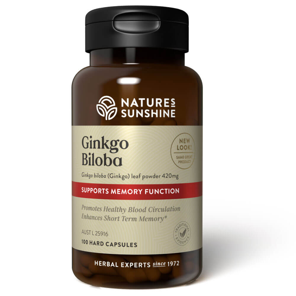 Bottle of Nature's Sunshine Ginkgo Biloba