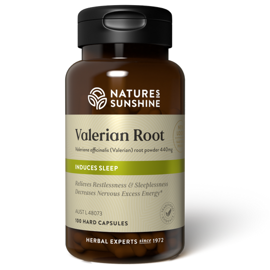 Bottle of Nature's Sunshine Valerian Root